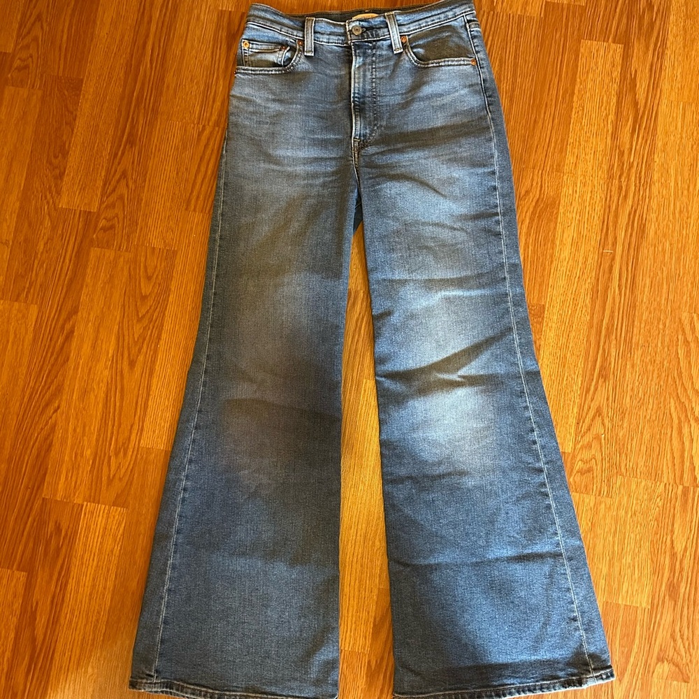 Levi's Medium Blue Flare Jeans